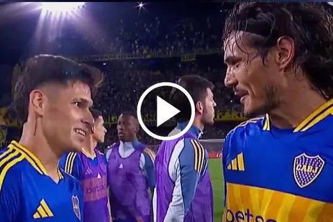 El reclamo de Edinson Cavani a Brian Aguirre