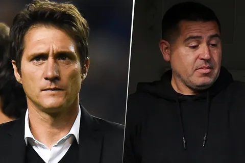 Guillermo Barros Schelotto y Juan Román Riquelme