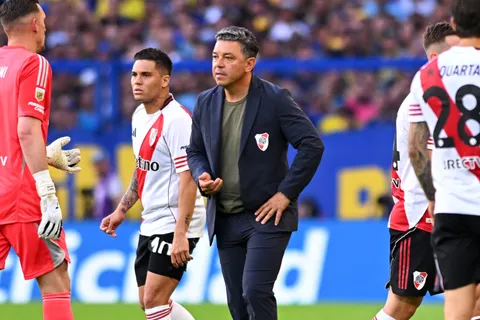 Boca los destrozó: Gallardo borró en River a Paulo Díaz y Miguel Borja tras la paliza