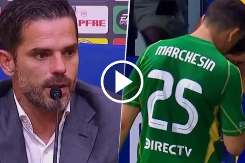 Fernando Gago habló sobre el cambio de Marchesín por Brey