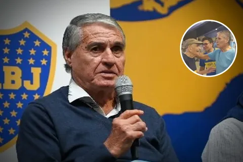 Pura emoción: un hincha de Boca de 94 años conoció a Rojitas, su ídolo 