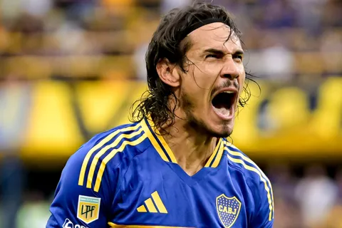 Edinson Cavani en Boca