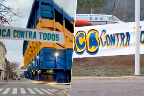 Picantes pasacalles en La Bombonera y Boca Predio tras el arbitraje vs. Cruzeiro