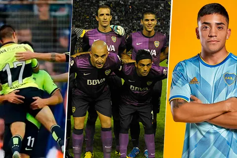 ¿Cuál fue la mejor? Las camisetas que tuvo Boca con colores "no tradicionales"
