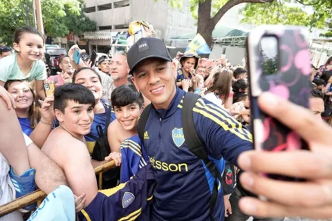 Boca llegó a Mendoza, con una presencia especial para un partido clave