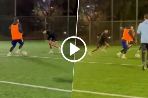 VIDEO | El golazo de Mauro Zárate en un picadito amateur y con el short de Boca