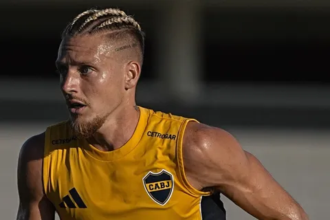¿Nace una cábala? El nuevo look de Santiago Ascacibar para el partido entre Boca y Vélez