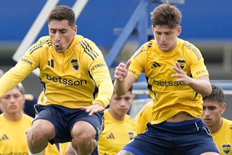 Recuperado: el titular de Boca que volvió a entrenarse a la par del grupo