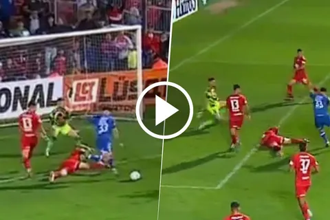 El gol que se erró Nicolás Orsini en Unión vs. Belgrano