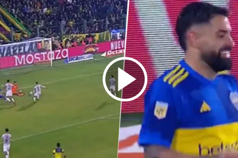 VIDEO | Con un blooper viral, el gol de Milton Giménez para el empate de Boca ante Defensa y Justicia
