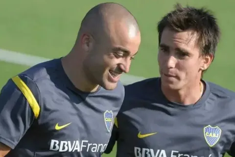Igual que en Boca: Mouche y Silva volvieron a tirar paredes pensando en la Copa Potrero