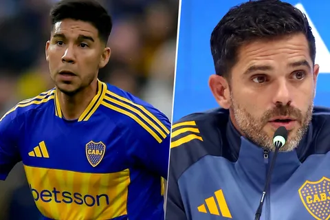 Fernando Gago y Pol Fernández en Boca