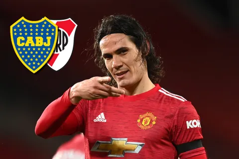 Edinson Cavani, delantero de Boca