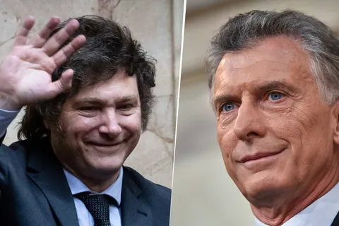 Javier Milei y Mauricio Macri