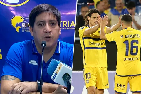 La aclaración del DT de Sportivo Trinidense sobre su pelea con Edinson Cavani y Miguel Merentiel