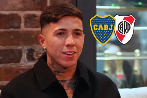 Enzo Fernández palpitó el cruce entre Boca y River. 
