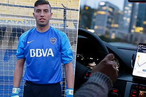 Sorpresivo cambio: Bruno Galván pasó de jugar en Boca a ser conductor de Uber