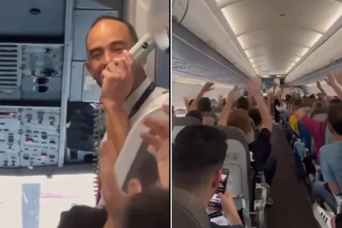 VIDEO | La reacción de los hinchas de Boca cuando el piloto que los llevaba a Río les dijo que es de River