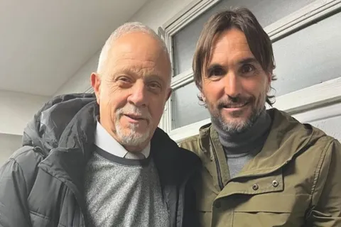 Diego Martínez fue a la cancha: el DT de Boca vio el partido de Estudiantes de Buenos Aires