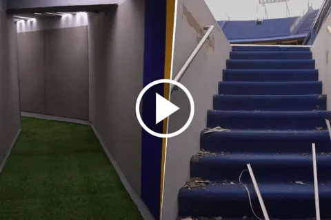 VIDEO | Así quedó el nuevo túnel que va al campo de juego de La Bombonera