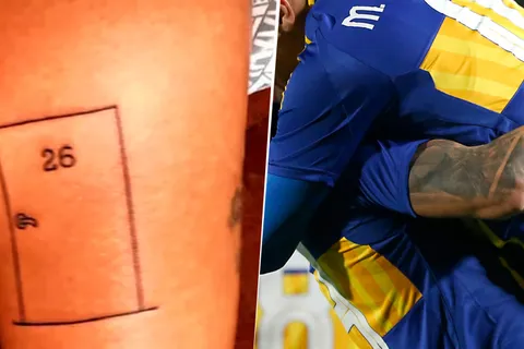Hay una explicación: por qué Juan Barinaga tiene tatuada una puerta en la pierna