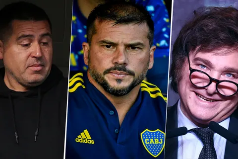 Riquelme, Herrón y Milei
