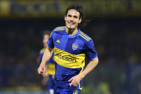 Edinson Cavani en Boca