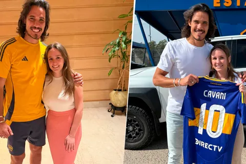 La fanática francesa que sorprendió a Edinson Cavani en Buenos Aires: "No puedo creer que esté acá"
