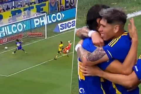 VIDEO | Edinson Cavani rompió la sequía: gran jugada de Boca y 1-0 ante Defensa y Justicia