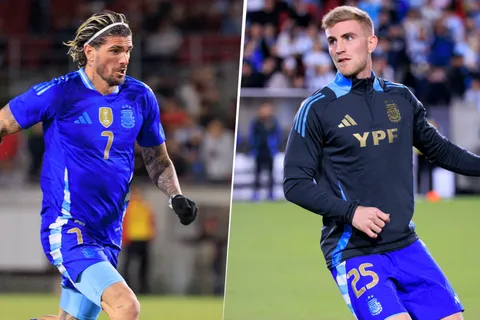 Valentini le respondió a De Paul por su chicana a los más jóvenes de la Selección Argentina
