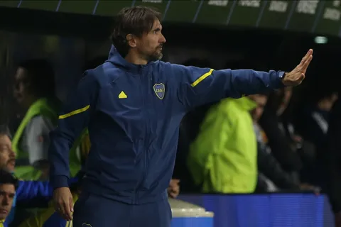 Diego Martínez, entrenador de Boca