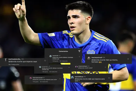 Vicente Taborda comentó la foto de Franco Zapiola y los hinchas de Estudiantes se volvieron locos
