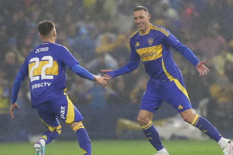 Cristian Lema rompió una racha: cuándo había sido el último gol de tiro libre de un defensor de Boca