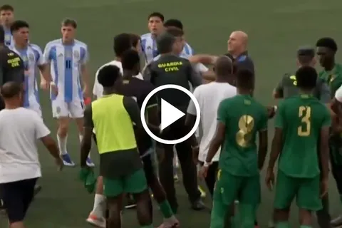 Argentina empató con escándalo en L'Alcudia ante Mauritania: los incidentes y qué jugador de Boca intervino