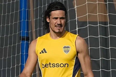 La sorpresiva actividad de Edinson Cavani en el arranque de la pretemporada de Boca: está aparte del plantel
