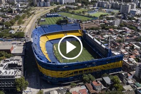 VIDEO | Boca empezó a cortar los alambrados y así se vería la tribuna norte