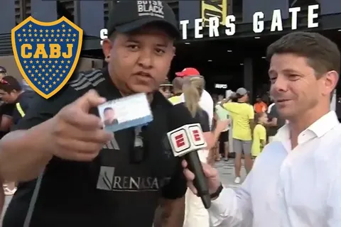 VIDEO | Un hincha de Boca hondureño humilló a un venezolano de River: "No existen"