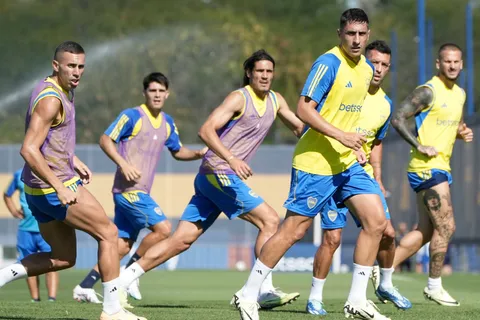 Dos perlitas de la práctica de Boca: el cuestionado que la rompió y el suplente que hizo 3 goles