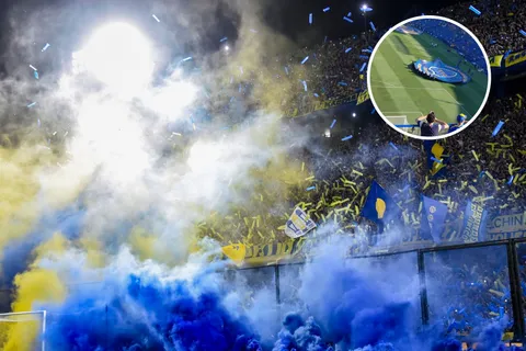 Hay fotos: Boca estrenará dos telones en La Bombonera con un fuerte mensaje