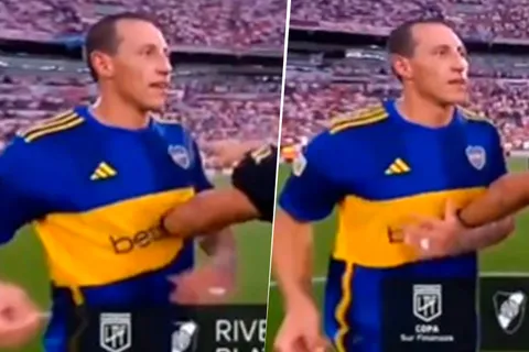 Cristian Lema insultó a Franco Armani tras su pelea con el arquero de River: "Pedazo de..."
