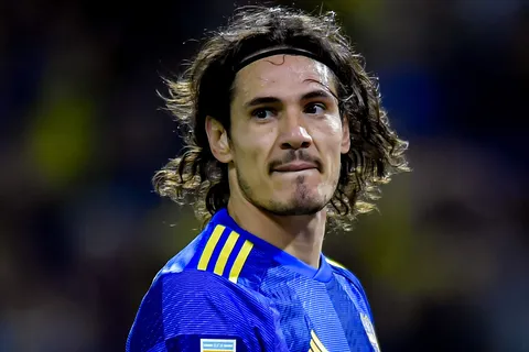 Edinson Cavani en Boca