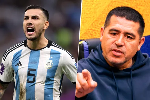 Leandro Paredes y Juan Román Riquelme