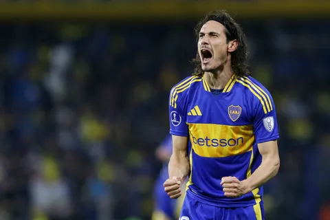 Edinson Cavani en Boca