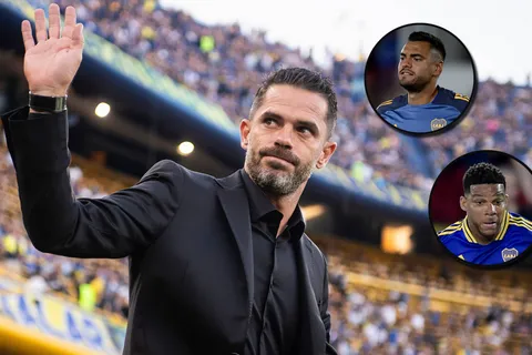 La postura de Gago con Fabra y Romero en Boca