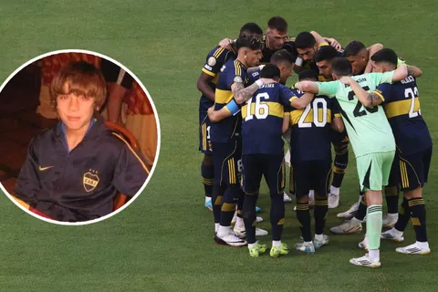 Tiene una foto de chico con la camiseta de Boca, es el orgullo del pueblo y sueña con hacer historia ante el Bayern Munich
