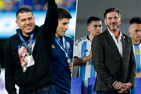 Locura en las redes: el presidente de CONMEBOL publicó una foto junto a Riquelme y la Copa Libertadores