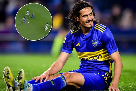 Edinson Cavani en Boca
