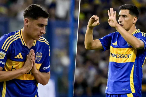 El gesto de Miguel Merentiel tras su gol que confundió a los hinchas de Boca: "¿Gastó a Defensa?"