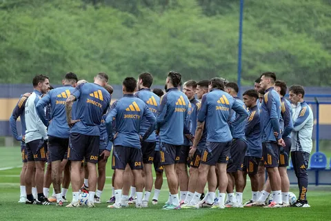 Boca durante un entrenamiento