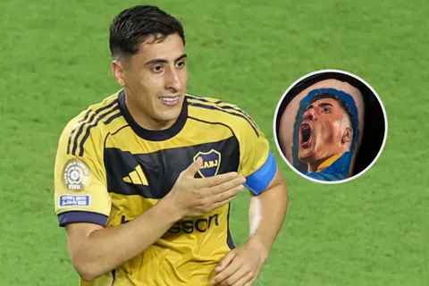 El tatuaje gigante de Merentiel que se hizo un hincha de Boca: "14 horas de sesión"